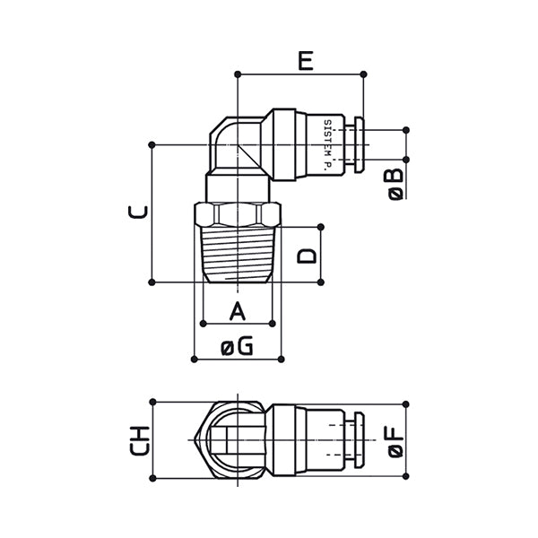 50/CG M - Raccord PIVOTANT  50/CG M - Raccord PIVOTANT